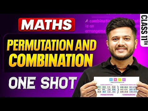 Permutation And Combination Class 11 One Shot🔥| All Concepts + NCERT | Class 11 Maths Chapter 6