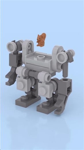 LEGO Squirrel Exo Suit 🐿️💥 The Forest Has a New Hero! 🌲⚡ #lego #legoshorts #legomoc #legoanimation