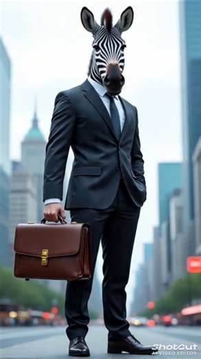 Why Does This Zebra Have a Human Face?! 😱#ai#shorts#viral#cartoon |