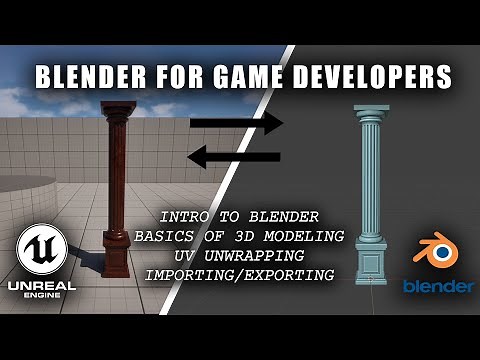 Blender for Game Developers | Basics of 3D Modeling | Step-By-Step Blender Tutorial
