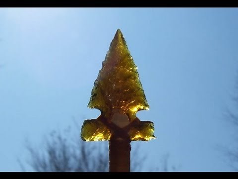 Making Glass Arrowheads (HD)