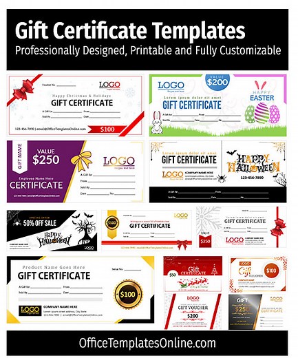 20+ Free Gift Certificate and Voucher Templates for MS Word