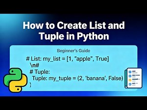 What Is List and Tuple In Python?