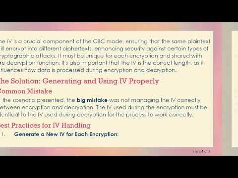 Solving the Node.js Data Decryption Issue: Avoiding Corruption with AES-CBC
