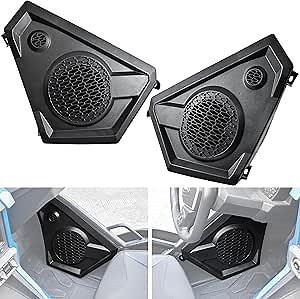 SAUTVS Speaker Enclosures for 2018-2020 Polaris Slingshot, Speaker Pods Panels for Polaris Slingshot SLR SL R 2018-2020 Accessories (2PCS), Replace OEM #2414071