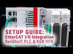 Startup Guide: KEB EtherCAT IO and Beckhoff PLC using TwinCAT software