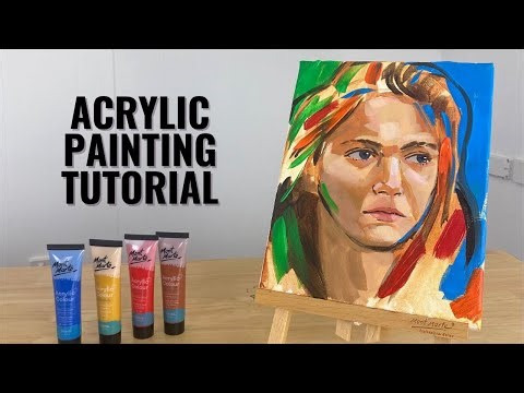 How to Paint a Face with Acrylics