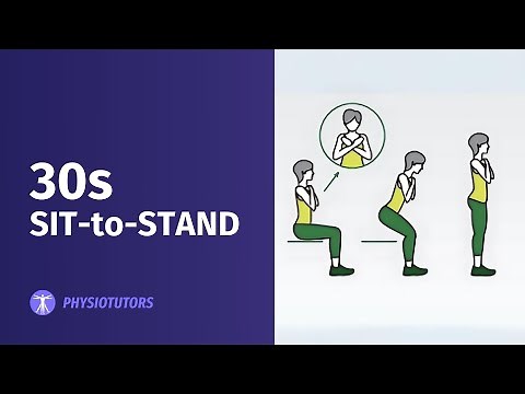 30-Second Sit-to-Stand Test | Muscle Power Assessment in Elderly