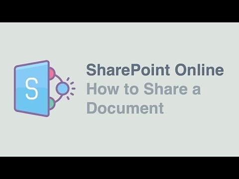 How to Share a Document with SharePoint Online