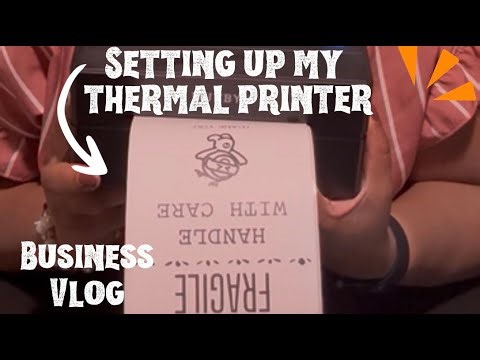 Setting Up My Munbyn Thermal Printer | Getting Ready for Launch Day!
