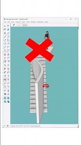 Model it straight first, then bend it into the curve. A faster way to create clean curved staircases
