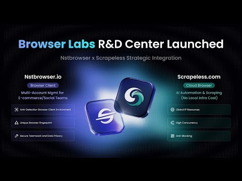 🚀 Browser Labs: The Future of Cloud & Fingerprint Browsers — Scrapeless × Nstbrowser