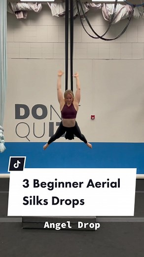 Beginner Aerial Silks Drops Tutorial for New Aerialists
