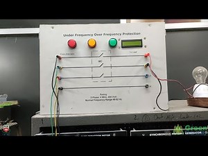 EEE 428 | Power System Protection Lab | Exp-01 | Study of under frequency over frequency protection