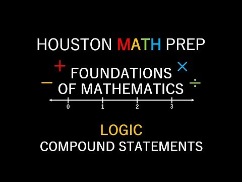 Compound Statements and Connectives (Logic)