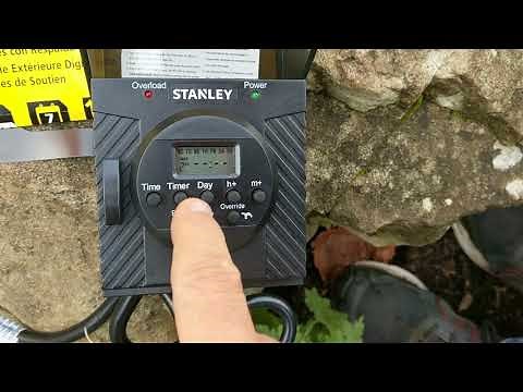 How To Set Up A Stanley Timermax Outdoor Pro