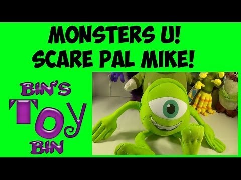 Monsters University Talking Mike Wazowski Scare Pal Plush Review! by Bin's Toy Bin