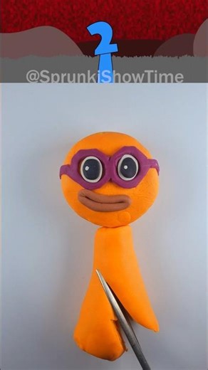 Sprunki 🎵 I Made Number Blocks 2 🎻👓 With Clay 🟠 VS ✂️ #sprunki 🎶