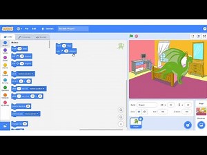 Scratch Basic- How to change the backdrop and adding a new sprite part-2