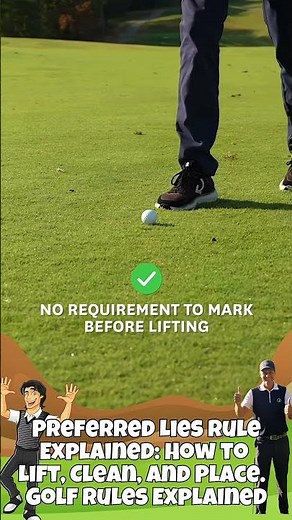 Preferred Lies Rule Explained: How to Lift, Clean, and Place. USGA Golf Rules Explained
