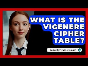 What Is The Vigenere Cipher Table? - SecurityFirstCorp.com