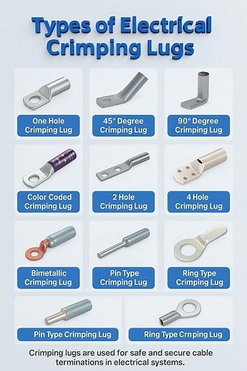 Types of Electrical Crimping Lugs Explained! 🔌✨