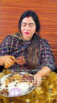 SPICY FULL JOINT FRY | BASMATI RICE Youtube: CherrySathakshi Non-veg pickles and veg pickles