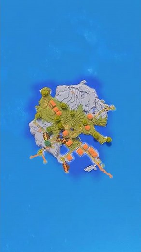Minecraft Savanna Village Island Seed!