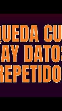 Cómo hacer búsquedas cuando hay datos repetidos en Excel