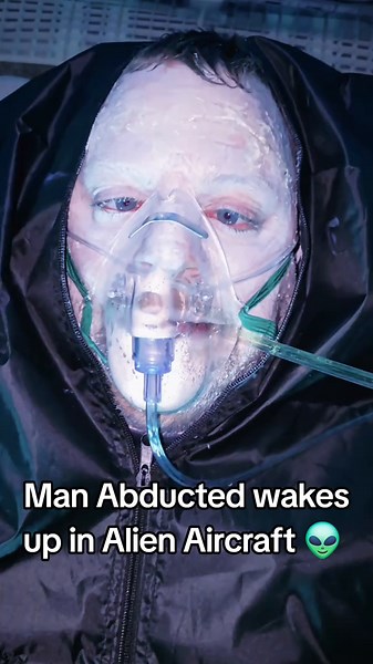 Man Abducted wakes up in Alien Aircraft 👽 #alien #aliens #ufo #horrortok #filmtok #acting #fiction #scary #viralvideos #explore #fyp #for #foryoupagе