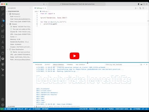 Databricks for Visual Studio Code