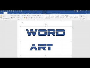 HOW TO INSERT WORD ART - PAANO MAG INSERT NG WORD ART | PINOYTUTORIAL