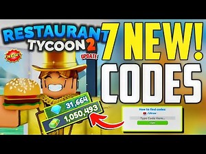⚠️DECEMBER!⚡CODES⚠️RESTAURANT TYCOON 2 ROBLOX CODES - RESTAURANT TYCOON 2 CODES
