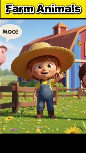 Funny Farm Animals 🐄😂🐔 | Fun Farm Animals for Kids | Preschool Learning Video for Kids