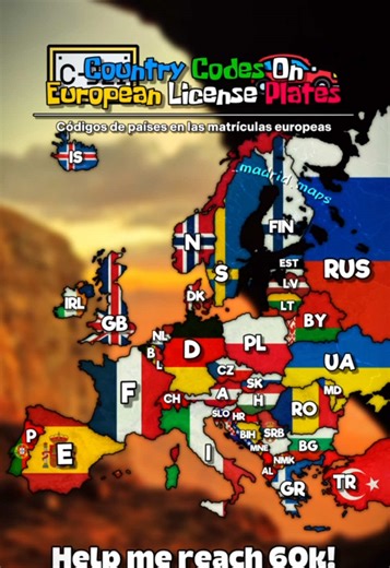 Country Codes on European License Plates Explained