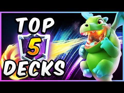 TOP 5 DECKS from the BEST PLAYERS IN THE WORLD! 🏆 — Clash Royale (April 2025)