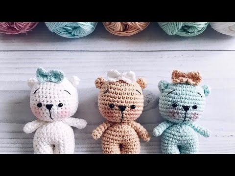 How to Crochet Animals for Beginners/Easy Animal Crochet Tutorial/Crochet Bear Amigurumi