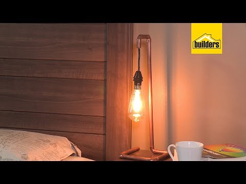 How to Make a Copper Pipe Lamp