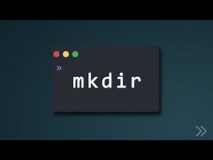 4-commande de base linux : mkdir (make directory)
