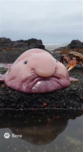 A Scientific Look at the World's "Ugliest" Animal! 🧐 The Blobfish! (Sora AI) 🧬