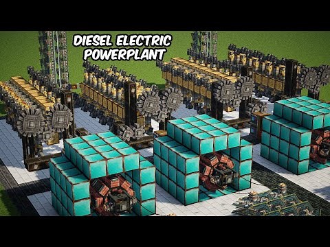 Diesel Engine Power Plant - Create : Diesel Generators Mod