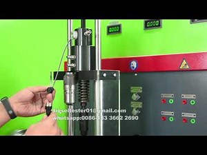 How to repair Scania Bosch unit injector on a diesel tester?