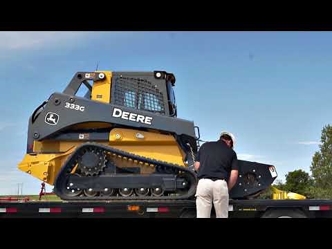 Trailer Loading a John Deere Compact Track Loader | John Deere Compact Construction Equipment