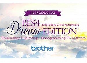 BES4 Dream Edition Software and Power Packs for machine embroidery