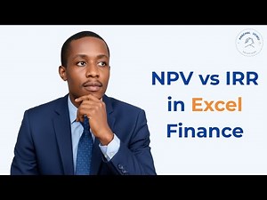 NPV & IRR Explained with Example Finance Excel Tutorial