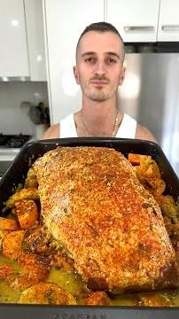 Greek Lemon Lamb With Potatoes Recipe (Slow Roast Lamb Leg)