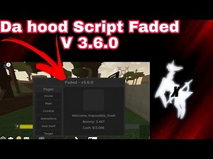 Roblox Arceus x Da hood Script Faded 3.0.6