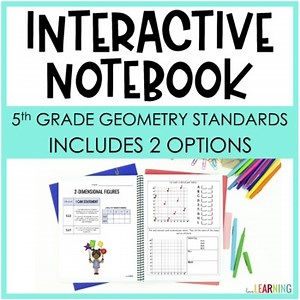 5th Grade Math Interactive Notebook: Classifying Polygons and Coordinate Planes