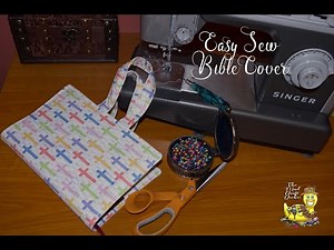Easy Sew Bible Cover Tutorial