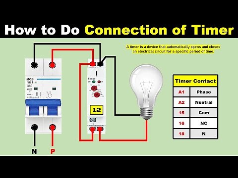How to do Timer Connection ‪@ElectricalTechnician‬